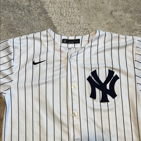Nike New York Yankees Giancarlo Stanton Pinstripe Jersey - Picture 3 of 12
